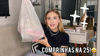 FIZ COMPRAS NA 25 DE MARÇO e mostrei tudo!🤩