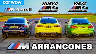 BMW M4 Nuevo vs M4 Viejo vs M440i - ARRANCONES