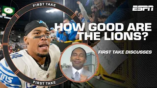 The Detroit Lions playoff chances ILLUMINATE Stephen A. with happiness 😆 | First Take