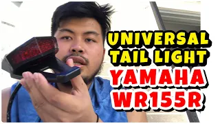 PAANO MAG-KABIT NG UNIVERSAL TAIL LIGHT SA YAMAHA WR155R.