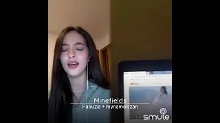 Minefields - Faouzia ft Me (smule cover just for fun)