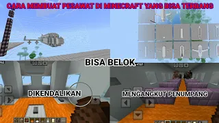 Cara Membuat Pesawat Di Minecraft Yang Bisa Terbang - Tutorial Minecraft - Kreasi Minecraft