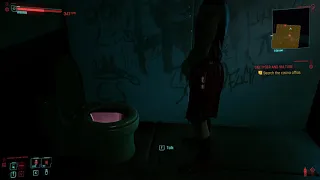 Cyberpunk 2077 - Glitch/Random - Dirty Bathroom Business (NSFW 18+)