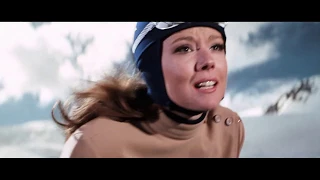 On Her Majesty's Secret Service - Aerial Ski And Avalanche Scene