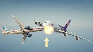 Boeing 737 Crashes Mid Air With Airbus A380: GTA 5