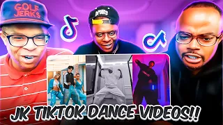 Reacting to Jung Kook's TikTok Dance Videos!!