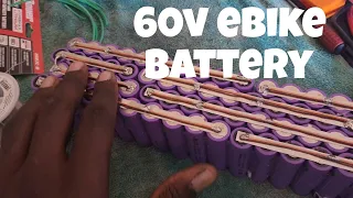 60v ebike battery build for E-Bikekid's 1500w ebike