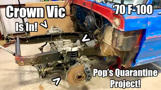 Cutting Out the Old Front End - Crown Vic Swap Bumpside F100 - Part 2