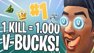 12 jähriges kind bekommt pro Kill 1.000 V-Bucks in Fortnite Epischer Sieg