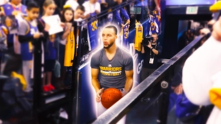 STEPH CURRY MADE IT FROM THE TUNNEL!? 😱