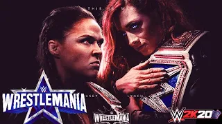 WWE January 31, 2022 - Ronda Rousey vs Becky Lynch : Wrestlemania 38