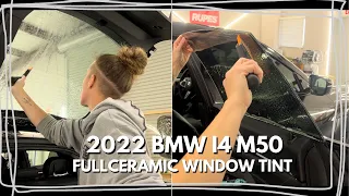 Ceramic Window Tint Application | 2022 BMW I4 M50 | TRC Detailing Specialists | Tullahoma, TN 37388