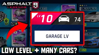Increase Garage Level: Not All Cars Are Good for This!! (Asphalt 9)