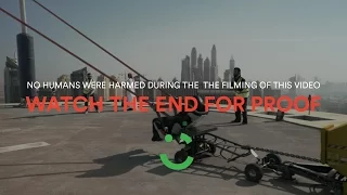 Careem human slingshot stunt in Dubai REVEALED! ;)