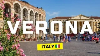 Verona, Italy ✅ Veneto [4K]”Walking tour” with subtitles! Romeo and Juliet | ASMR