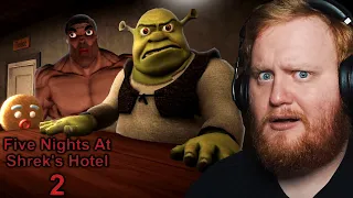 THE FUNNIEST SHREK HORROR GAME GOT A SEQUEL AND IT'S TERRIFYING!! | Five Nights At Shrek's Hotel 2