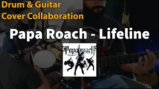 Papa Roach - Lifeline Drum Cover & Guitar Cover Collaboration