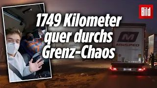 Serbien nach Deutschland: Wir fahren mit einem Trucker ins Grenzchaos