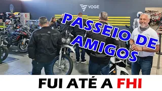 Fui até a FHI Motos com amigos