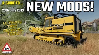 A GUIDE TO... NEW MODS! ULTIMATE Tree Removal Tool! 29th July 2019, Farming Simulator 19, PS4.