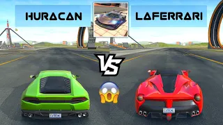 Extreme Car Driving Simulator 2022 | Lamborghini Huracan vs LaFerrari. Who is Win? | Full Comparison