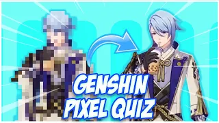 Guess Genshin Impact Character by Their PIXEL | Genshin Impact Quiz (3 Level)