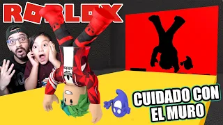 NOOB VS PRO VS HACKER EN  CUIDADO CON EL MURO | Hole in The Wall Roblox | Juegos Karim Juega