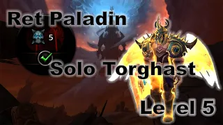 Ret Paladin Solo Torghast Level 5 World of Warcraft Shadowlands