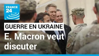 En direct : Emmanuel Macron juge nécessaires "de nouvelles discussions" avec l'Ukraine