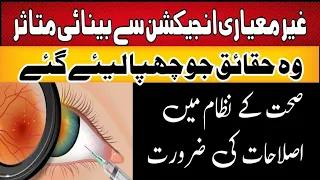 Vision of diabetic patients affected by fake injection  | breaking News | fake eye injection