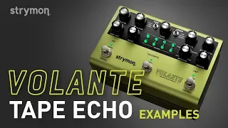 Strymon Volante - Tape Echo Examples - Demo