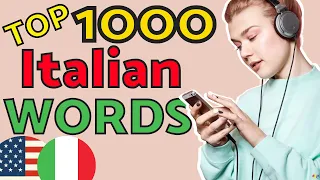 Top 1000 ITALIAN WORDS You Need to Know 😇 Learn Italian and Speak Italian Like a Native 👍 Italian