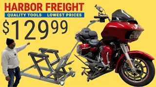 Harbor Freight Motorcycle Jack Review!!