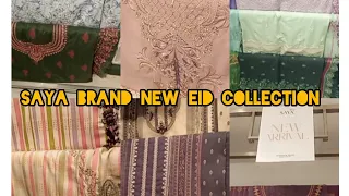Saya brand new Eid collection 2024// saya brand embroidered Lawn collection 2024