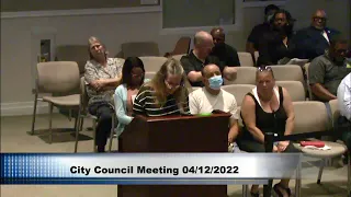 City Council Meeting 04/12/2022