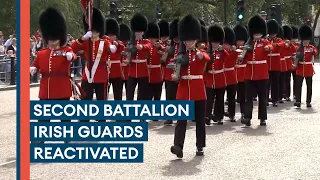 75 years after it was disbanded The Second Battalion Irish Guards has been reactivated