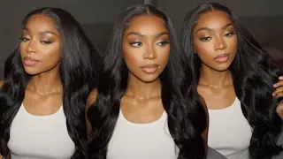 SUPER EASY WIG INSTALL: Glueless Loose Body Wave 5x5 Closure HD Lace | LuvMe Hair