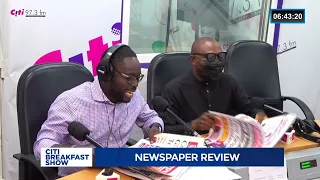Newspaper Review Segment on the Citi Breakfast Show | Monday, 5th January, 2024 | #CitiCBS