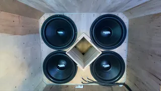 4 18" SUBWOOFER BASS BOX!