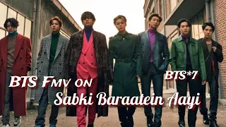 req vid💜BTS Fmv on sabki Baraatein Aayi|BTS imagine Fmv|BTS x Yn fmv hindi mix|sabki Baraatein Aayi