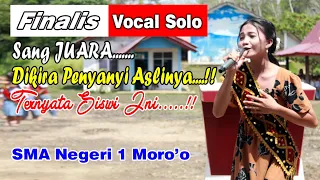 Dikira Penyanyi Aslinya..❗Ternyata Siswi Ini - Juara Lomba Vocal Solo Lagu Pop Nias || SMAN 1 Moro'o