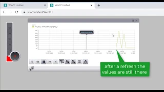 WinCC Unified V16: display Historical data in a trend on a Unified Comfort Panel