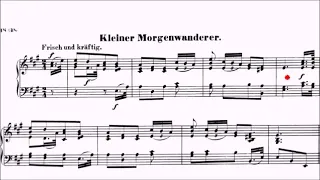 LCM Piano 2021-2024 Grade 4 List B3 Schumann Kleiner Morgenwanderer Op.68 No.17 Sheet Music