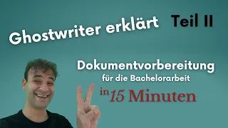 Bachelorarbeit schreiben beginnen - die perfekte Vorbereitung