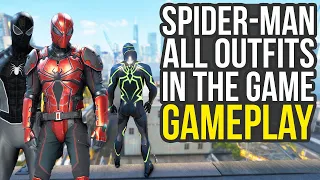 All 40 Spider-Man Suits In Marvel's Avengers GAMEPLAY SHOWCASE (Avengers Game Spiderman Suits) #AD