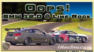 All or Nothing - iRacing - BMW 12.0 @ Lime Rock Park