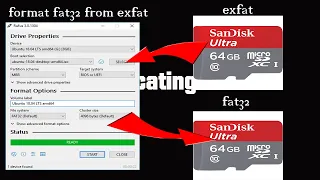 how to format file system exfat to format fat32 (easy)