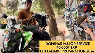 65,000 kms Dominar Major Service | Complete Details | Ladakh 2024