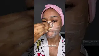 How to use Kojie san soap on the face | #viralshorts #viral #shortsyoutube #youtubeshorts #shorts