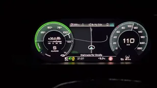 Audi e-tron 55 2022 Launch Control 408 ps 0-100 km/h acceleration